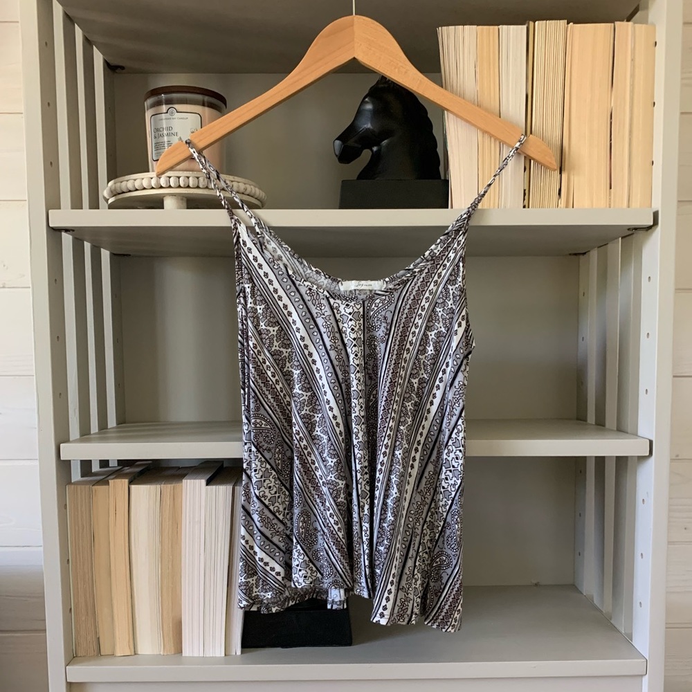 Soprano Paisley Pattern Crop Top